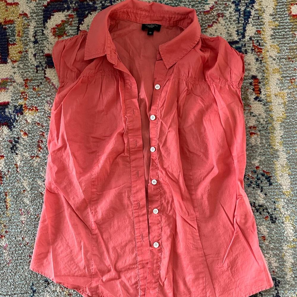 Talbots Button Down Tank - Picture 1 of 2